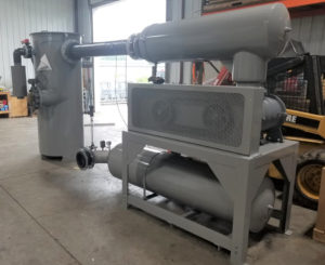 SVE blower system, high efficiency water knockout